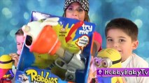 RABBIDS SUPERMAN MINION BLASTER! Nickelodeon Toy Review   Play Hobb
