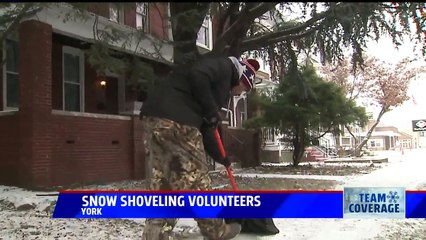 Semi-Pro Football Team Uses Time Off Field to Shovel Snow for Elderly