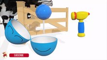 Learn Colors With Surprise Eggs Ice Cream Lollipop Cow C