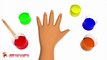 Learn Colors with Rainbow Hand Body Painting Video for Children Finger Family N