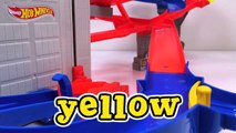 Kids Learning Colors with Hot Wheels Cars & Trucks and Hot Wheels Auto Lift Expressway Play