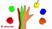 Learn Colors with Rainbow Hand Body Painting Video for Children Finger Fa