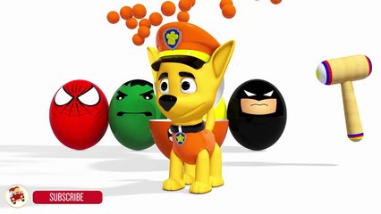 Learn Colors With Surprise Eggs Paw Patrol Cartoon - GIANT EGG SURPRISE OPENING  PAW PATROL-3