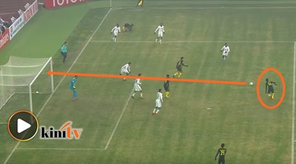 Aksi Danial Amier rembat kencang tewaskan Arab Saudi