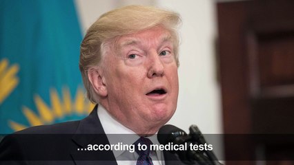 Trump's doctor says president 'healthy,' has no cognitive issues