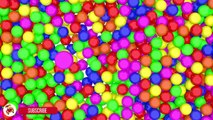 Learn Colors With BALL PIT SHOW for Children - Giant Surprise Eggs Balls for Kids-4