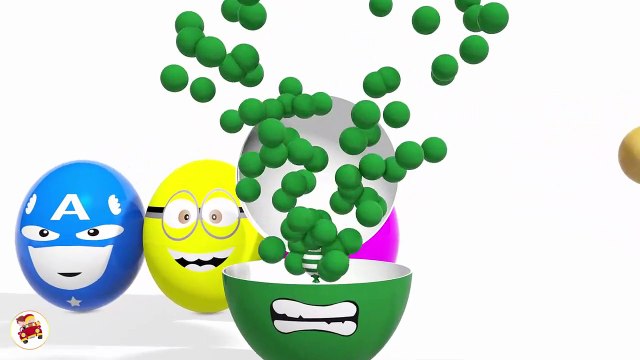 Colors for Children to Learn With Surprise Eggs Lollipop - Learning Colours For Kids-yWisk