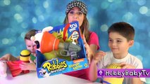 RABBIDS SUPERMAN MINION BLASTER! Nickelodeon Toy Review   Play HobbyKids on HobbyBabyTV-ZqXgJ8SV