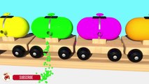 Learn Colors With Balloons Balls Trains Balls for Children - Street Vehicles Thomas Train For