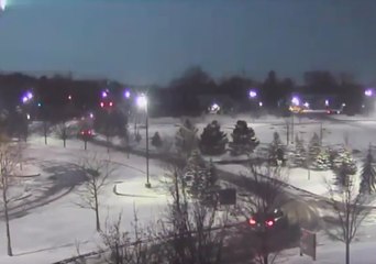 Meteor Lights Up Sky Over Troy, Michigan