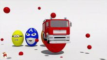 Learn Colors With SURPRISE EGGS Street Veh