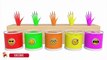 Learn Colors With Hand Body Paint Finger Family Song Nursery Rhymes- Colors