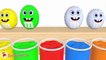Colors for Children to Learn With Surprise Eggs M&M Candy Finger Family Nurser