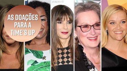Veja quanto as celebridades doaram para a Time's Up