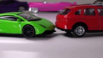 Learning Colors Toy Cars & Trucks for Kids Learn Colours Street Vehicles Hot W