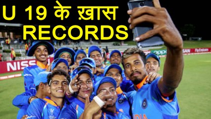 U 19 Cricket World Cup 2018: Prithvi Shaw's team India creates amazing records | वनइंडिया हिंदी