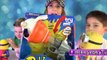 RABBIDS SUPERMAN MINION BLASTER! Nickelodeon Toy Review   Play HobbyKids on HobbyBabyTV-Z