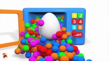 Learn Colors With Giant Surprise Eggs Ball Pit Show Micro