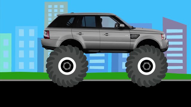 Learning Colors with Monster Vehicles for Kids #2 - Fun Monster Trucks, Monster Cars for Tod