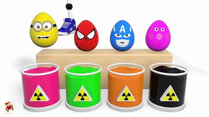 Learn Colors With Surprise Eggs Cartoo