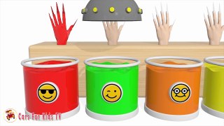 Learn Colors With Hand Body Paint Finger Family S