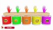 Learn Colors With Hand Body Paint Finger Family Song Nursery Rhymes- Colors f