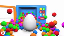 Learn Colors With Giant Surprise Eggs Ball Pit Show Microwave Oven for K