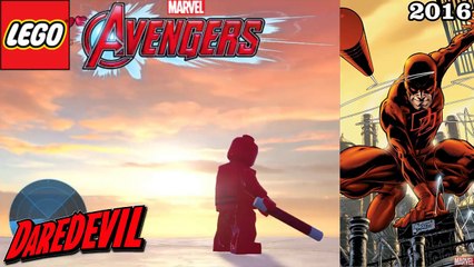 Daredevil Evolution in Lego Marvel Videogames (2013 - 2018)