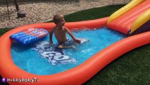 WATER SLIDE Fun Surprise Toys   Learn Letters w_ HobbyGator