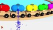 Learn Colors With Balloons Balls Trains Balls for Children - Street Vehicles Thomas Trai