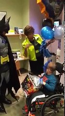 Batman Delivers the Gift of Hearing to a 6 Year Old Cancer Patient