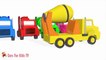 Learn Colors With Surprise Eggs Concrete Mixer Truck for Kids - Vehicle