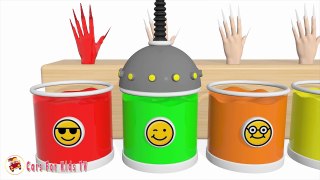 Learn Colors With Hand Body Paint Finger Family Song Nursery Rhymes- Colors for