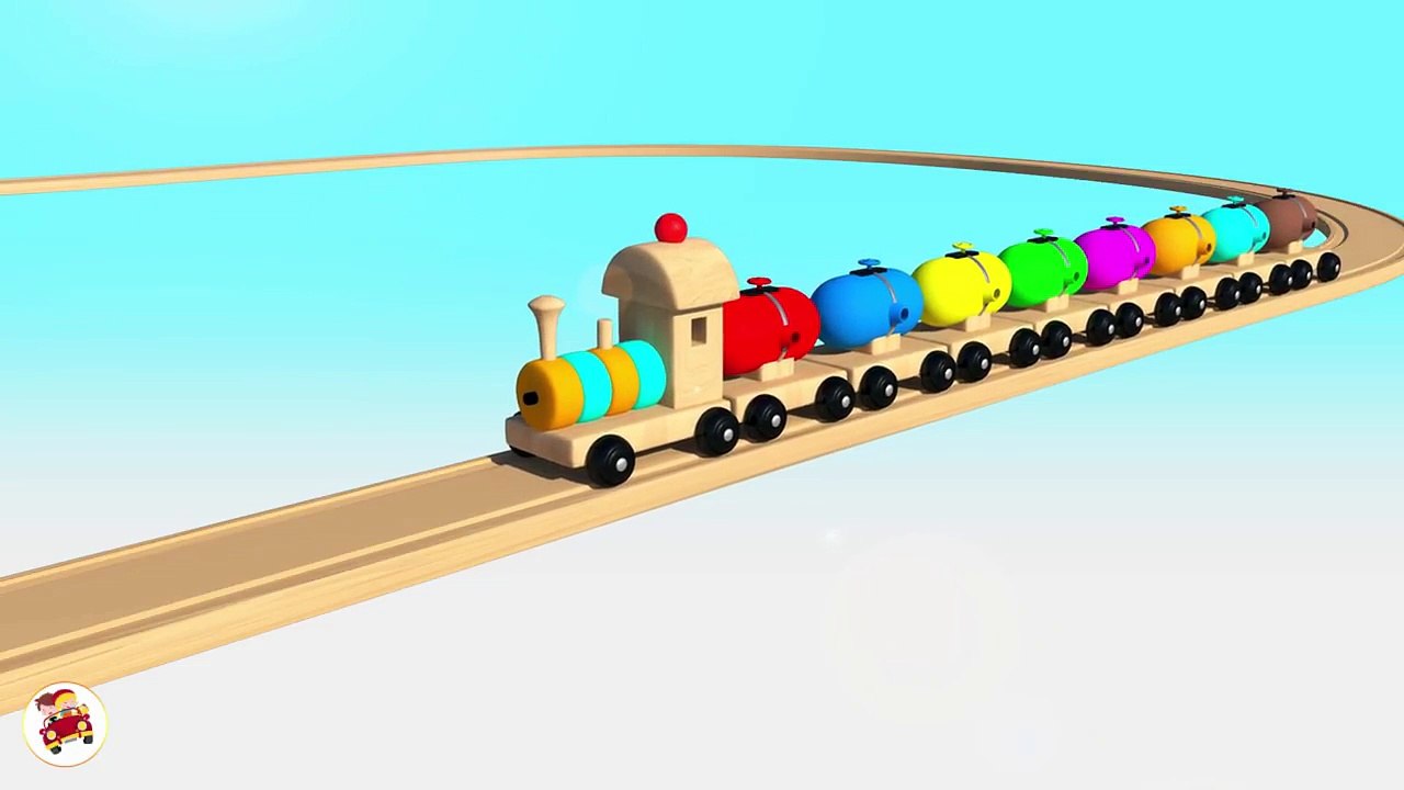 Learn Colors With Balloons Balls Trains Balls for Children - Street Vehicles Thomas Train For Kid