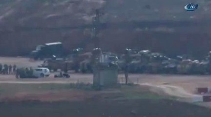 Sınır Hattından Afrin İzlenimleri! Operasyon Öncesi YPG, Bez Parçalarını Sakladı