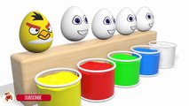 Learn Colors With Surprise Eggs Angry Birds for Children - Angry Bird