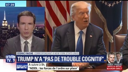 Donald Trump va devoir perdre du poids mais sa santé mentale va bien, selon son médecin