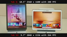 Samsung Galaxy Tab S2 9.7 vs Samsung Galaxy Tab S 10.5 Full Comparison