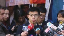 Cárcel para el activista hongkonés Joshua Wong por las protestas democráticas