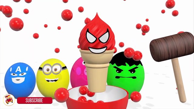 Colors for Children to Learn With Surprise Eggs Wooden Hammer - The Finger Family Song-GvakaaTbNJ4