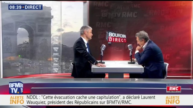 Combien va coûter aux Français l'évacuation et le renoncement de Notre-Dame-des-Landes , s'interroge Laurent Wauquiez