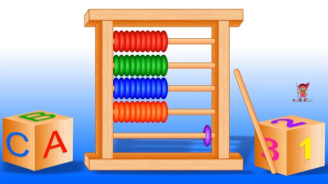 Learn Colors and Numbers 1-10 with Wooden Balancing Toys - Baby Kids Learning Videos