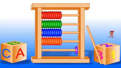 Learn Colors and Numbers 1-10 with Wooden Balancing Toys - Baby Kids Learning Videos