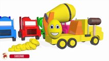Learn Colors With Surprise Eggs Concrete Mixer Truck for Kids - Veh