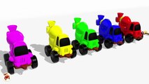 Learn Colors With Surprise Eggs Construction Vehicles Toys for kids  -  The Cement Mixer Truck