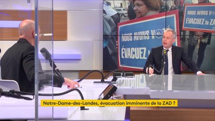 NDDL : "Il faut démanteler la ZAD (...) le plus vite sera le mieux" dit François de Rugy