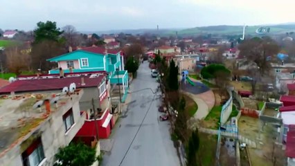 Kanal İstanbul Projesi Güzergahındaki Durusu Köyü Havadan Görüntülendi