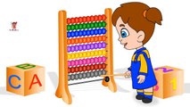 Learn Colors and Numbers 1-10 with Wooden Stacking and Sorting Toys - Baby Learning Videos