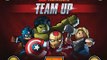 LEGO Marvel Super Heroes TEAM UP - Avengers Fighting Action.