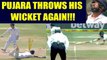 India vs South Africa 2nd test 5th day : Pujara dismissed for 19 runs | Oneindia News